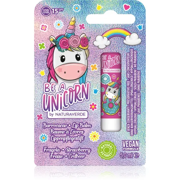 Be a Unicorn Be a Unicorn Naturaverde Lip Balm balzam za ustnice za otroke 1 kos