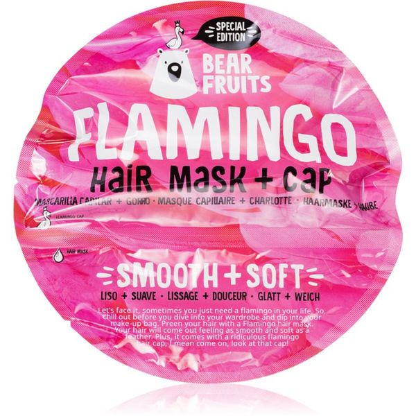 Bear Fruits Bear Fruits Flamingo hranilna in vlažilna maska za lase