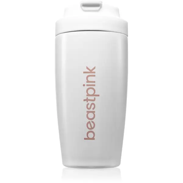 BeastPink BeastPink Thermo Mug termo lonček s slamico barva White 500 ml