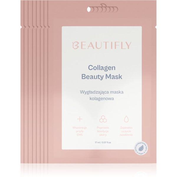 Beautifly Beautifly Collagen Beauty Mask Set maska iz platna 8 kos