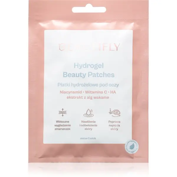 Beautifly Beautifly Hydrogel eye patches gelaste blazinice za učvrstitev kože za pod oči 1 par