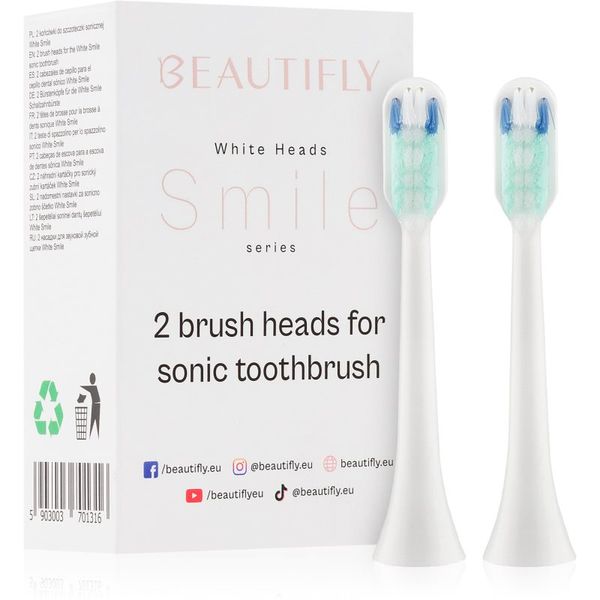 Beautifly Beautifly White Smile Toothbrush Tips nadomestne glave za zobno ščetko 2 kos