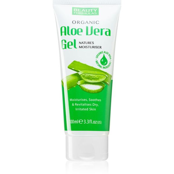 Beauty Formulas Beauty Formulas Aloe Vera vlažilni gel za telo in obraz 100 ml