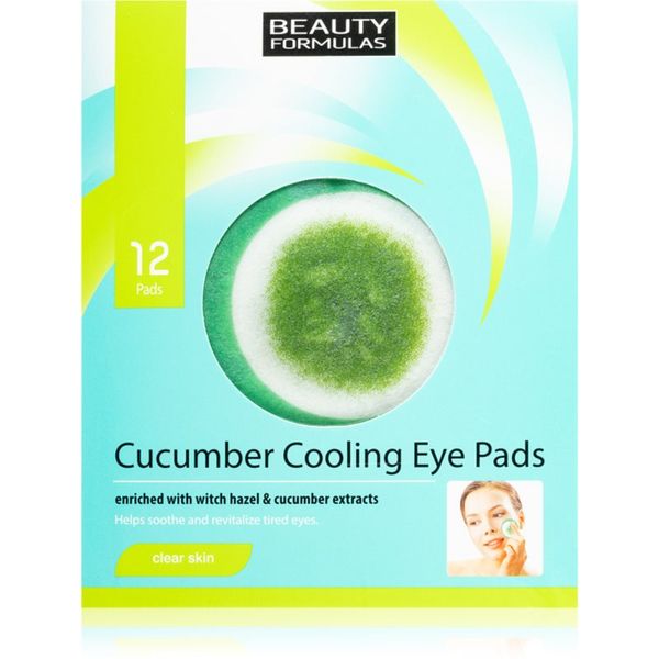 Beauty Formulas Beauty Formulas Clear Skin Cucumber Cooling regeneracijska maska za oči 12 kos