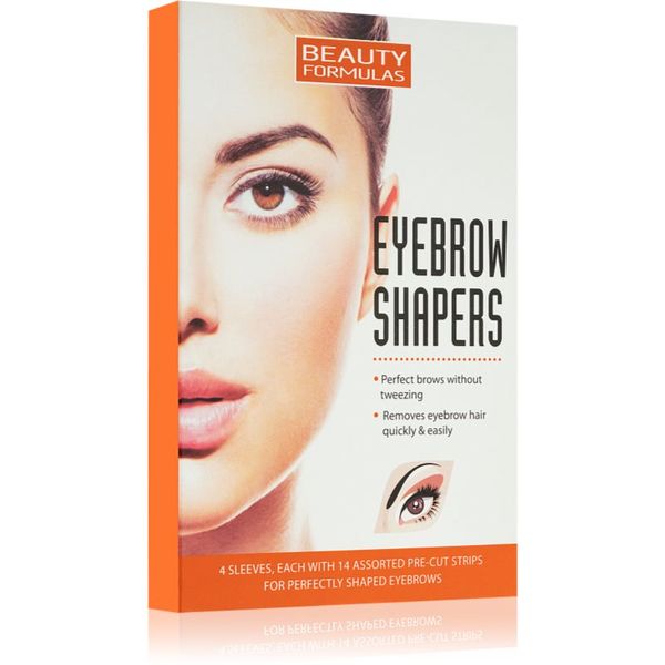 Beauty Formulas Beauty Formulas Eyebrow Shapers depilacijski trakovi za obrvi 4 kos