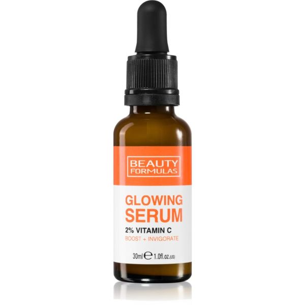 Beauty Formulas Beauty Formulas Glowing 2% Vitamin C posvetlitveni serum za obraz 30 ml