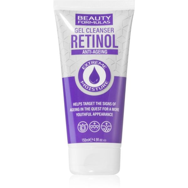 Beauty Formulas Beauty Formulas Retinol globoko čistilni gel proti gubam 150 ml