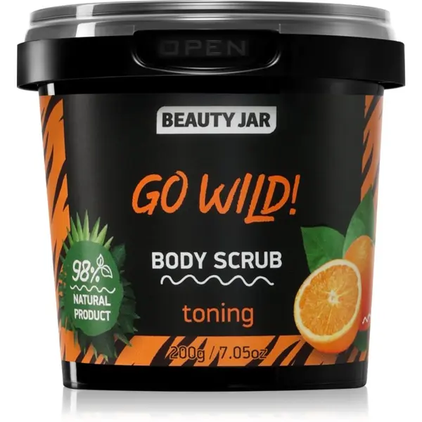 Beauty Jar Beauty Jar Go Wild! vlažilni piling za telo z osvežujočim učinkom 200 g