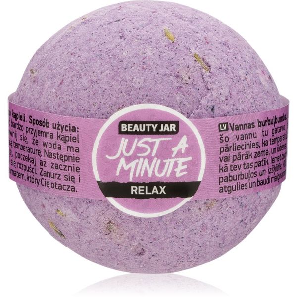 Beauty Jar Beauty Jar Just A Minute Relax kroglica za kopel s sivko 150 g