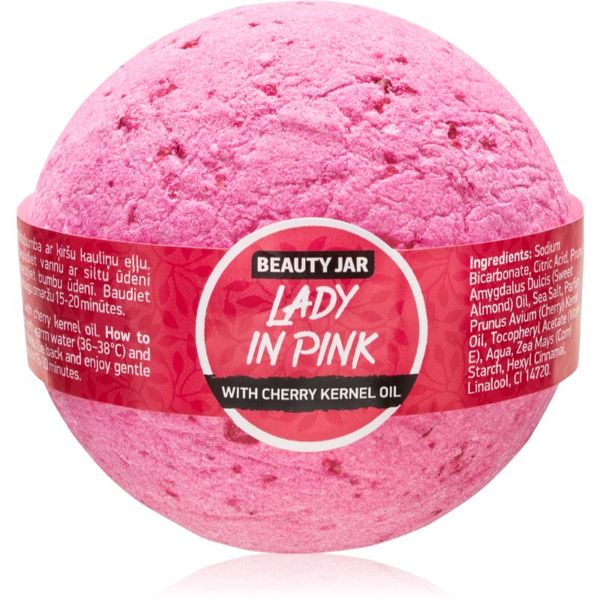 Beauty Jar Beauty Jar Lady In Pink šumeča kopalna kroglica 150 g