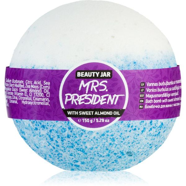 Beauty Jar Beauty Jar Mrs. President kroglica za kopel z mandljevim oljem 150 g