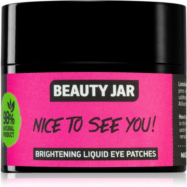 Beauty Jar Beauty Jar Nice To See You maska za posvetlitev za predel okoli oči 15 ml