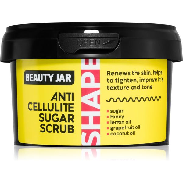 Beauty Jar Beauty Jar Shape sladkorni piling za telo proti celulitu 250 g