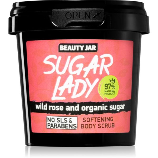 Beauty Jar Beauty Jar Sugar Lady piling za telo z vonjem maline 180 g