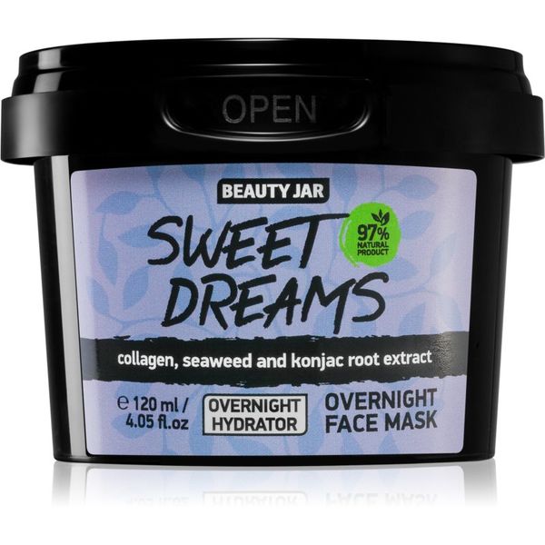 Beauty Jar Beauty Jar Sweet Dreams nočna maska za obraz za osvetljevanje kože in hidratacijo 120 ml