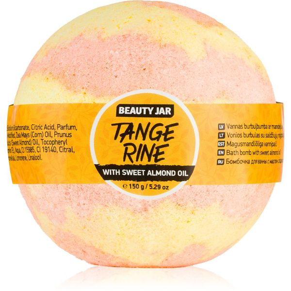 Beauty Jar Beauty Jar Tangerine kroglica za kopel z mandljevim oljem 150 g