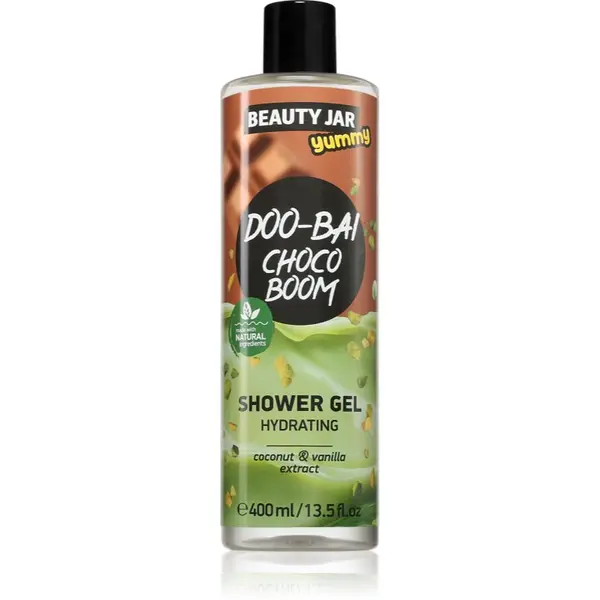 Beauty Jar Beauty Jar Yummy Doo-Bai Choco Boom vlažilen gel za prhanje 400 ml