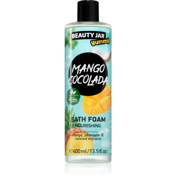 Beauty Jar Beauty Jar Yummy Mango Cocolada pena za kopel s hranilnim učinkom 400 ml