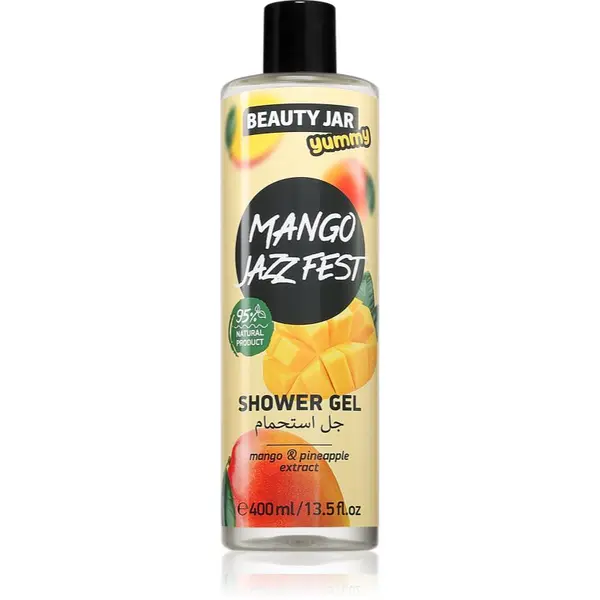 Beauty Jar Beauty Jar Yummy Mango Jazz Fest regeneracijski gel za prhanje 400 ml