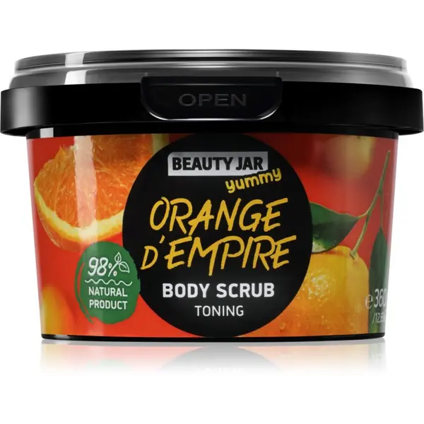 Beauty Jar Beauty Jar Yummy Orange d'Empire nežni piling z osvežujočim učinkom 360 g