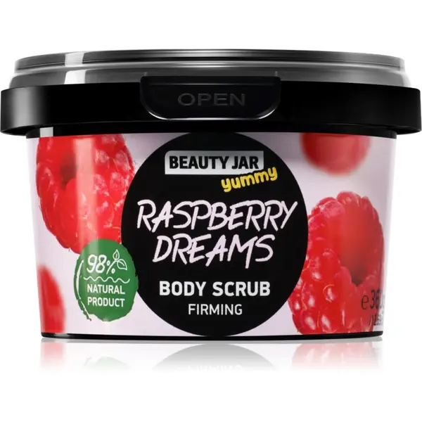 Beauty Jar Beauty Jar Yummy Raspberry Dreams učvrstitveni piling za telo 360 g