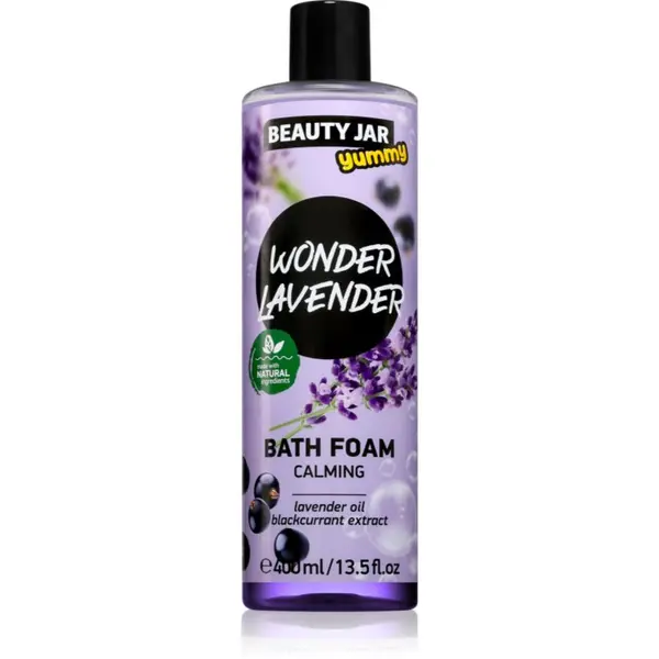 Beauty Jar Beauty Jar Yummy Wonder Lavender pena za kopel s pomirjajočim učinkom 400 ml