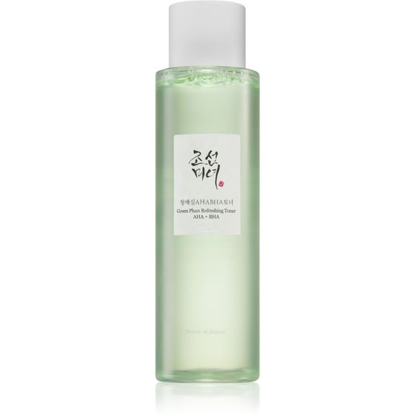 Beauty Of Joseon Beauty Of Joseon Green Plum Refreshing Toner AHA + BHA nežni eksfoliacijski tonik za vsakodnevno uporabo 150 ml