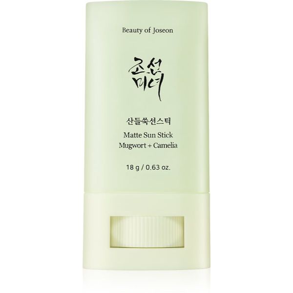 Beauty Of Joseon Beauty Of Joseon Matte Sun Stick Mugwort + Camelia krema za sončenje v paličici SPF 50+ 18 g