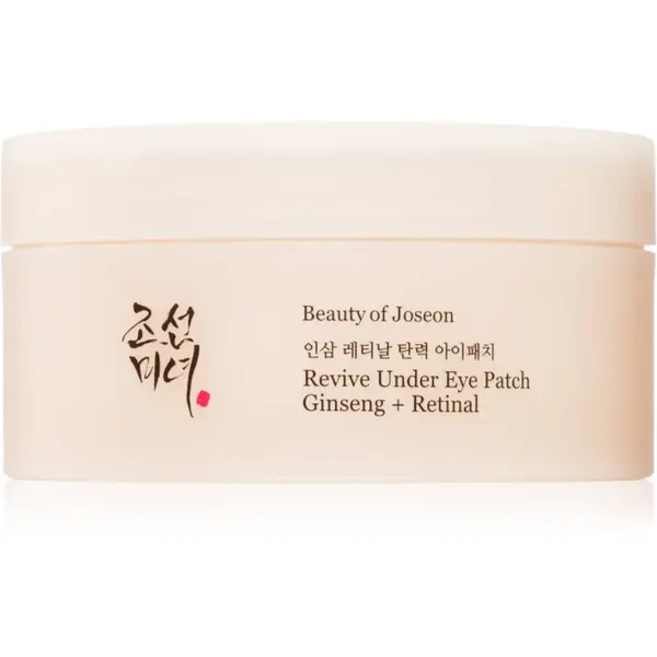 Beauty of Joseon Beauty of Joseon Revive Under Eye Patch Ginseng + Retinal hidrogel blazinice z učvrstitvenim učinkom 60 kos