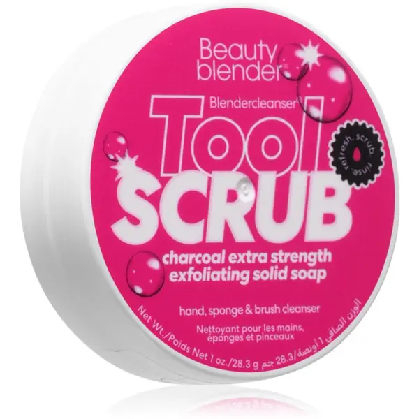 beautyblender® beautyblender® Tool Scrub Charcoal trdo čistilo gobic in čopičev za ličenje 28.3 g