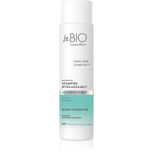 beBIO beBIO Baby Hair Complex Antifrizz Power gladilni šampon proti krepastim lasem 300 ml