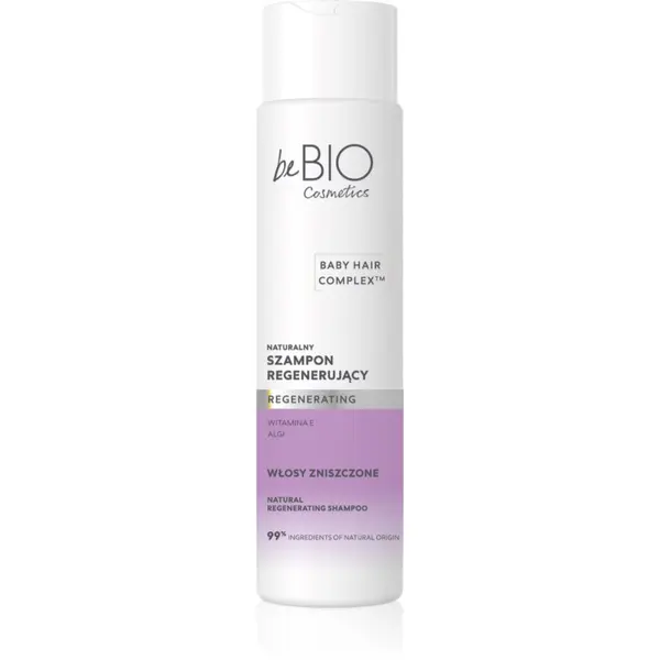 beBIO beBIO Baby Hair Complex Regenerating regeneracijski šampon za šibke in poškodovane lase 300 ml