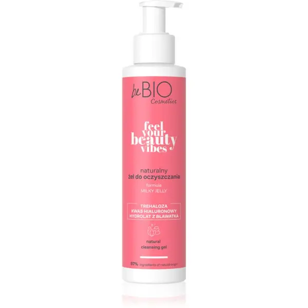 beBIO beBIO Feel Your Beauty Vibes čistilni kremasti gel za obraz 150 ml