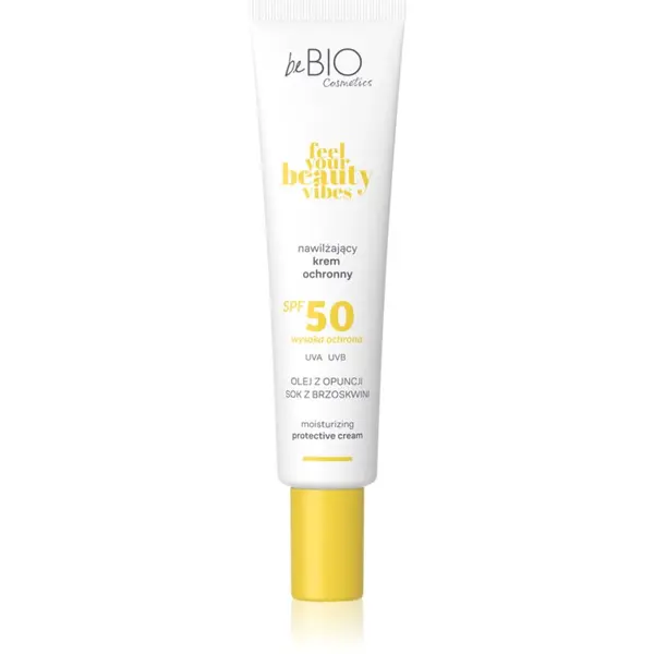 beBIO beBIO Feel Your Beauty Vibes vlažilna zaščitna krema SPF 50 40 ml