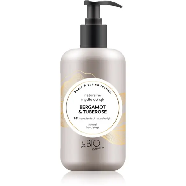 beBIO beBIO Home & Spa naravno milo za roke Bergamot & Tuberose 300 ml