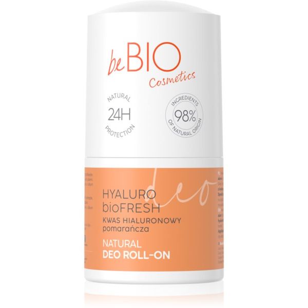 beBIO beBIO Hyaluro bioFresh osvežujoč dezodorant roll-on 50 ml