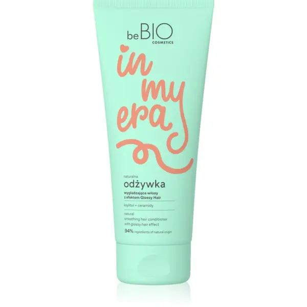 beBIO beBIO In My Era Natural Smoothing balzam za glajenje las za sijaj in mehkobo las 200 ml