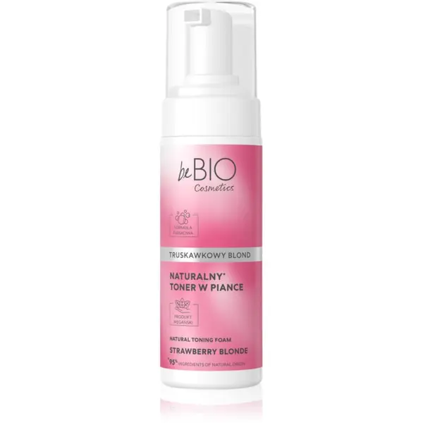 beBIO beBIO Natural Foam Toner Strawberry Blonde tonirana pena za lase 120 ml