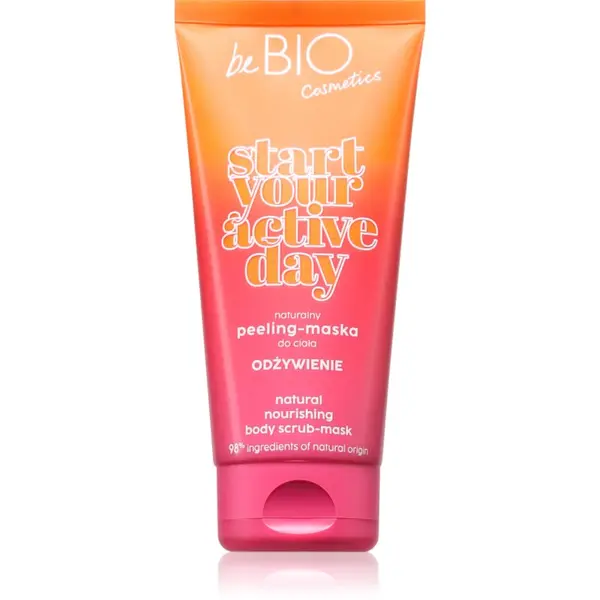 beBIO beBIO Start Your Active Day negovalni piling za telo 200 ml