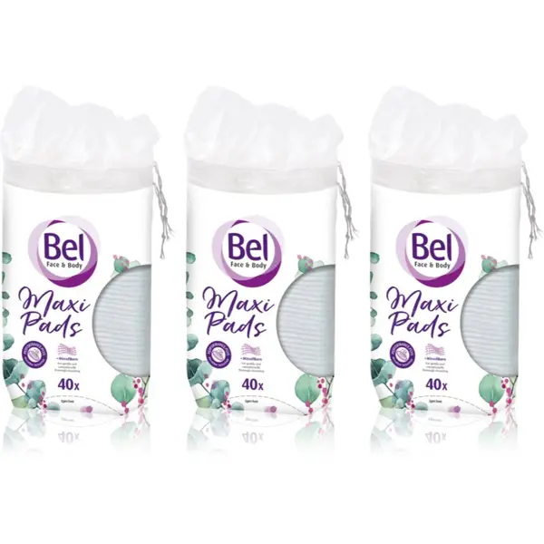 Bel Bel Face & Body Maxi Pads blazinice za odstranjevanje ličil 3x40 kos