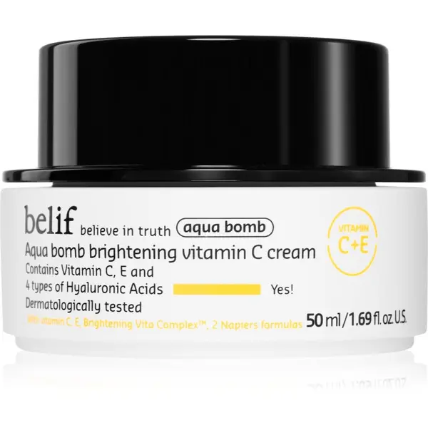 belif belif Aqua Bomb Brightening Vitamin C Cream krema za posvetljevanje z vlažilnim učinkom 50 ml