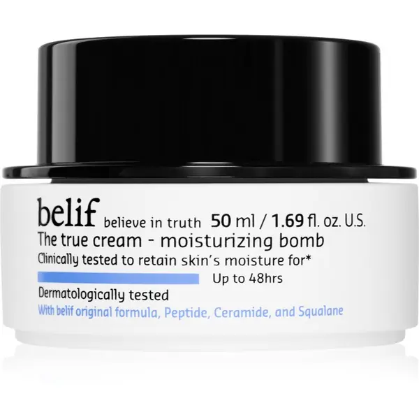 belif belif The True Cream Moisturizing Bomb globinsko vlažilna krema s ceramidy a peptidy 50 ml