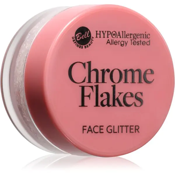 Bell Bell HYPOallergenic Chrome Flakes bleščice za obraz 5 g