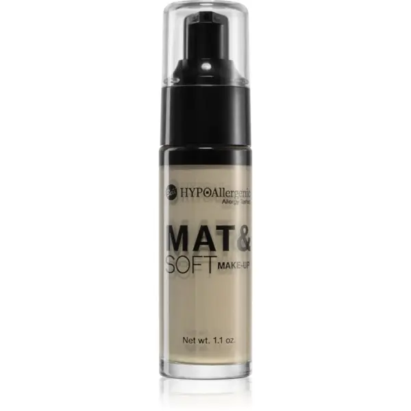 Bell Bell Hypoallergenic Mat&Soft lahka matirajoča podlaga odtenek 01 Light Beige 30 ml