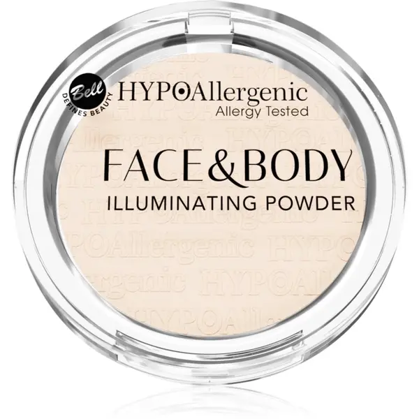 Bell Bell Hypoallergenic puder za osvetljevanje odtenek 01 Cool 6 g