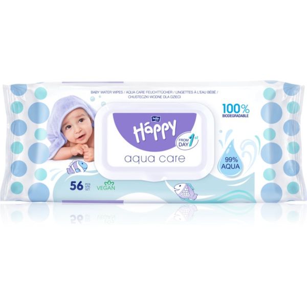 Bella Baby Happy BELLA Baby Happy Aqua care vlažni čistilni robčki za otroke 56 kos