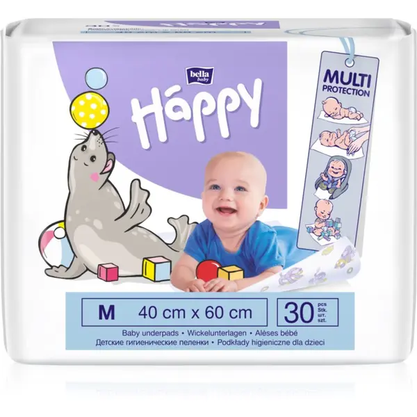 BELLA BELLA Baby Happy Baby Underpads previjalne podloge za enkratno uporabo 40x60 cm 30 kos