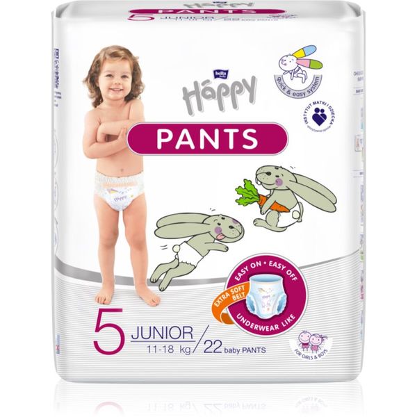 Bella Baby Happy Bella Baby Happy Pants Size 5 Junior hlačne plenice za enkratno uporabo 11-18 kg 22 kos