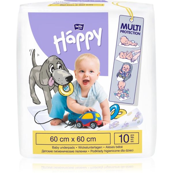 Bella Baby Happy BELLA Baby Happy Size L previjalne podloge za enkratno uporabo 60x60 cm 10 kos