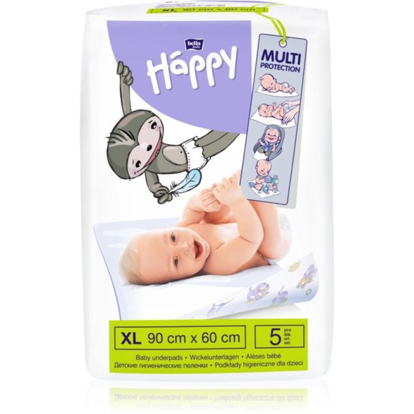 Bella Baby Happy Bella Baby Happy Size XL previjalne podloge za enkratno uporabo 90x60 cm 5 kos